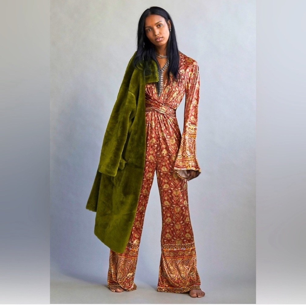 Free people ✨ Harper Paisley Print Jumpsuit